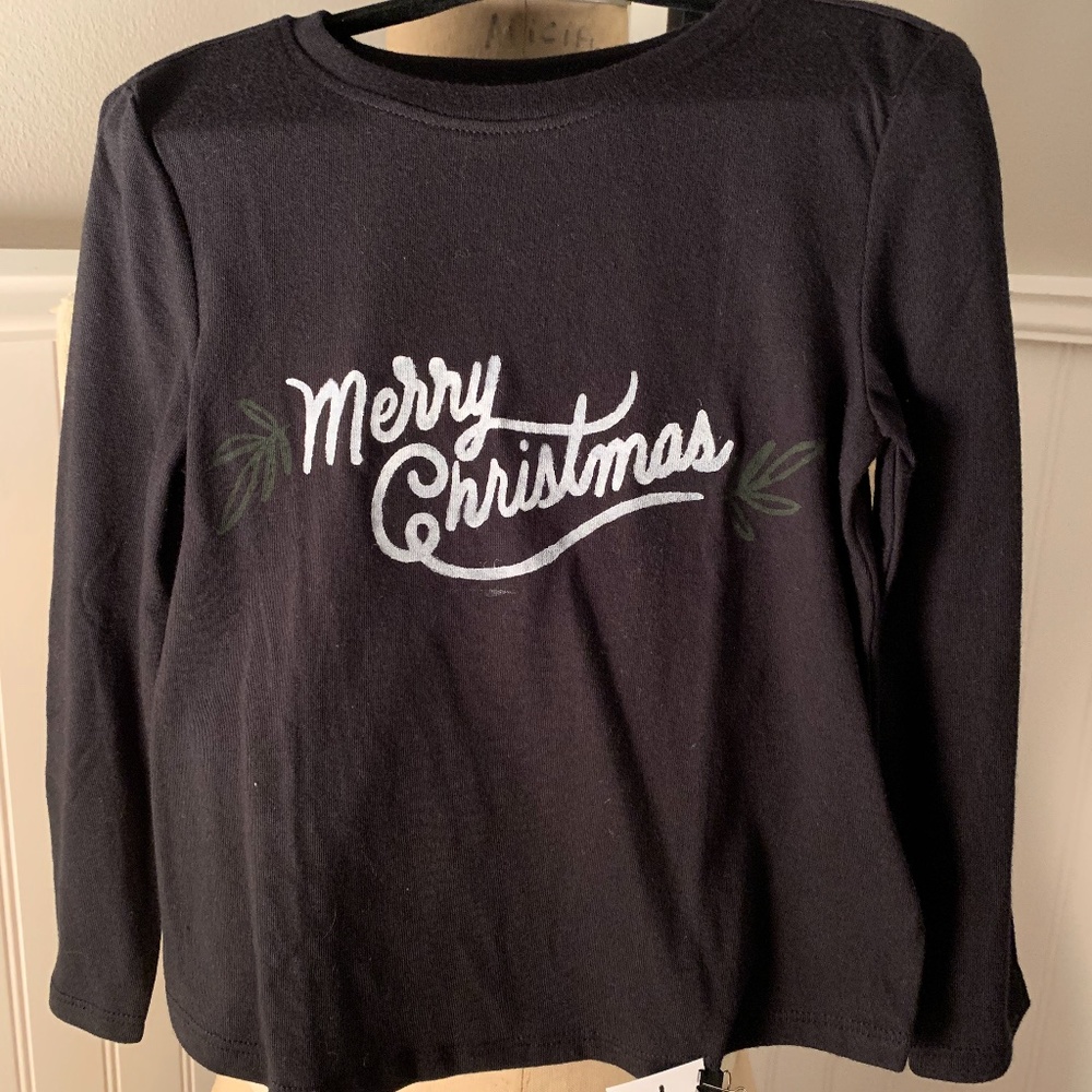 Handmade Christmas kids long sleeve shirt